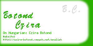 botond czira business card